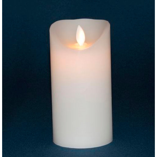 LED bloklys - 15 cm - eksklusiv batteri