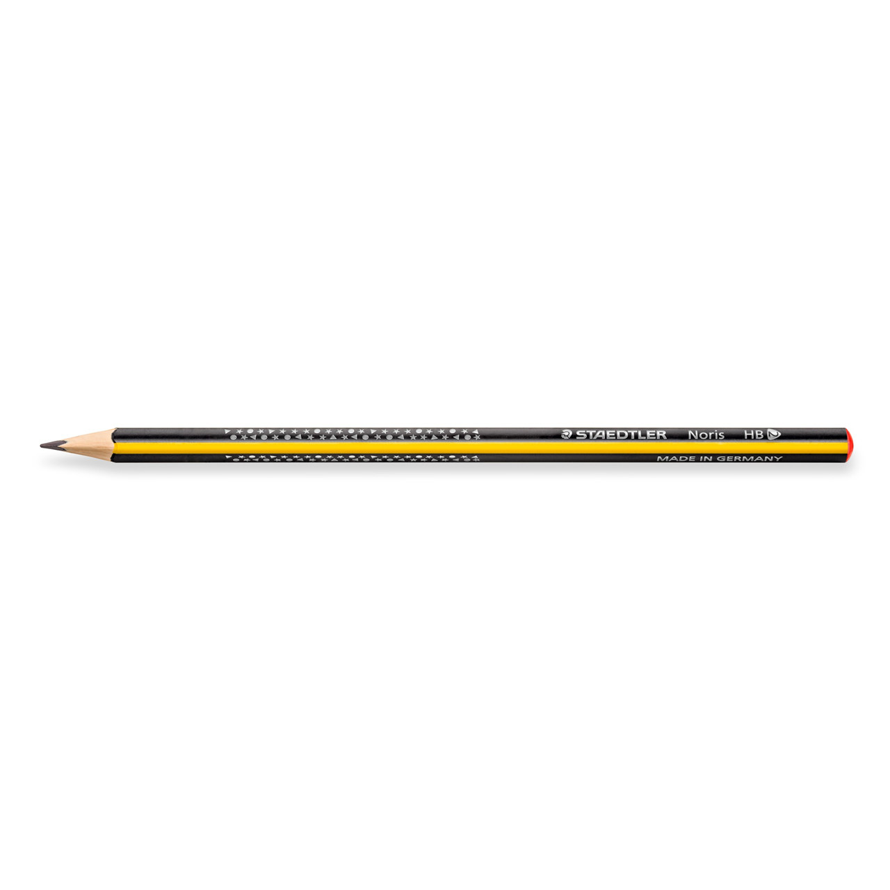 Blyant - Staedtler Noris 183-HB trekantet - Gul/sort - 12 stk