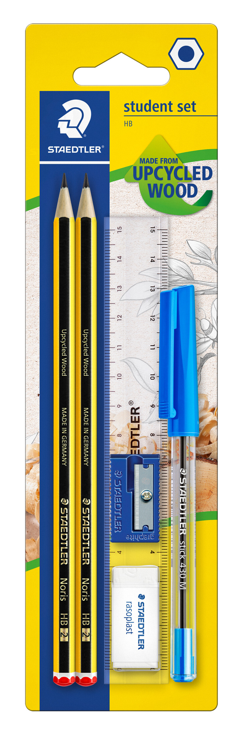 Blyant Staedtler Noris HB Student Set blister (6)