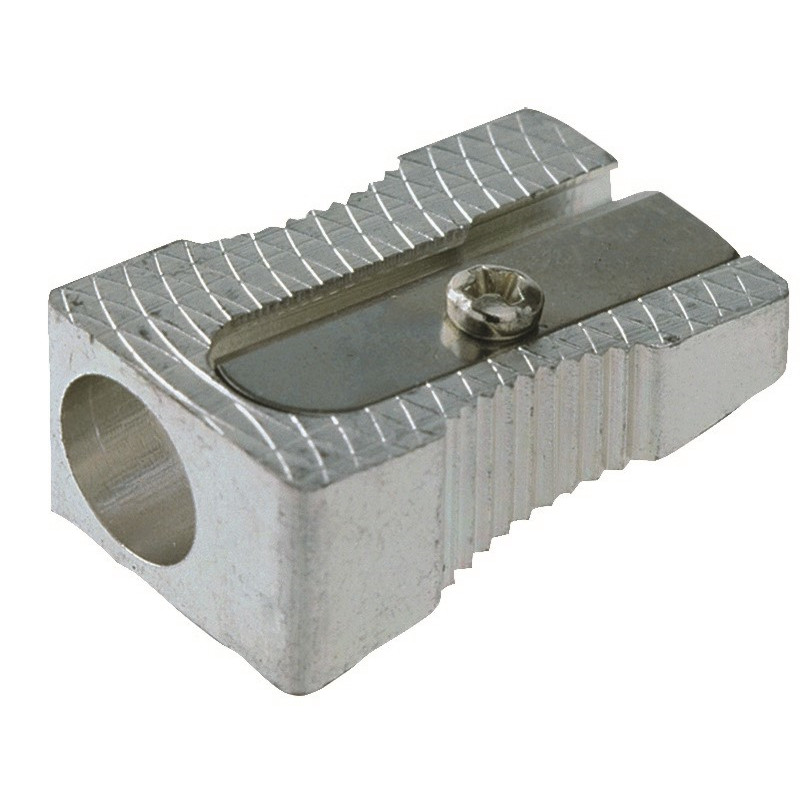 Blyantspidser aluminium BNT - Enkelt hul - 6 stk
