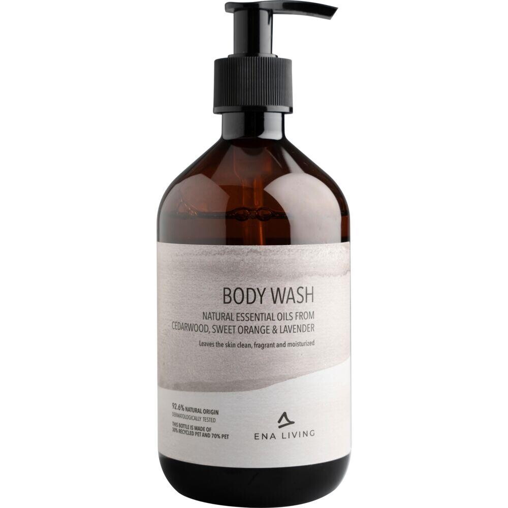 Body wash, ENA Living, 500 ml, med pumpe, uden farve med parfume
