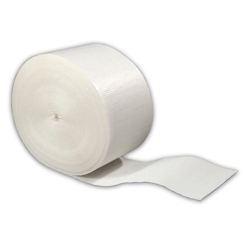 Bølgepap hvid - 25 cm x 70 meter