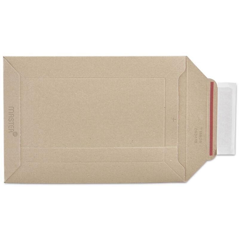 Bølgepap kuvert, Master'in Access A3 330x490mm brun med selvklæbende flap - 100 stk