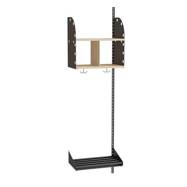 Børne garderobe Adde Kombination A, påbyg, bredde 500 mm 2 pladser