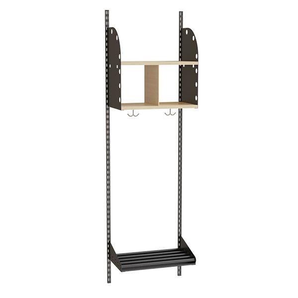 Børne garderobe Adde Kombination A, start, bredde 500 mm 2 pladser