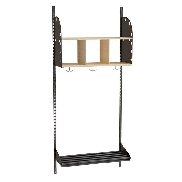 Børne garderobe Adde Kombination A, start, bredde 750 mm 3 pladser