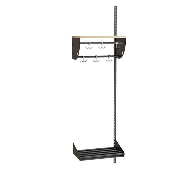 Børne garderobe Adde Kombination B, påbyg, bredde 500 mm 2 pladser