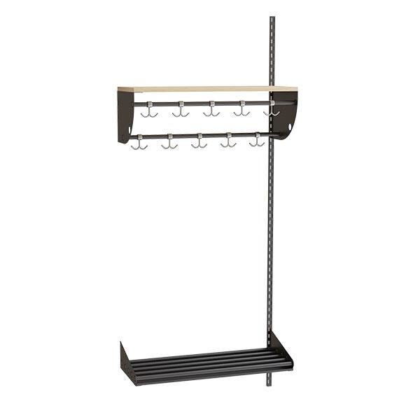 Børne garderobe Adde Kombination B, påbyg, bredde 750 mm 3 pladser