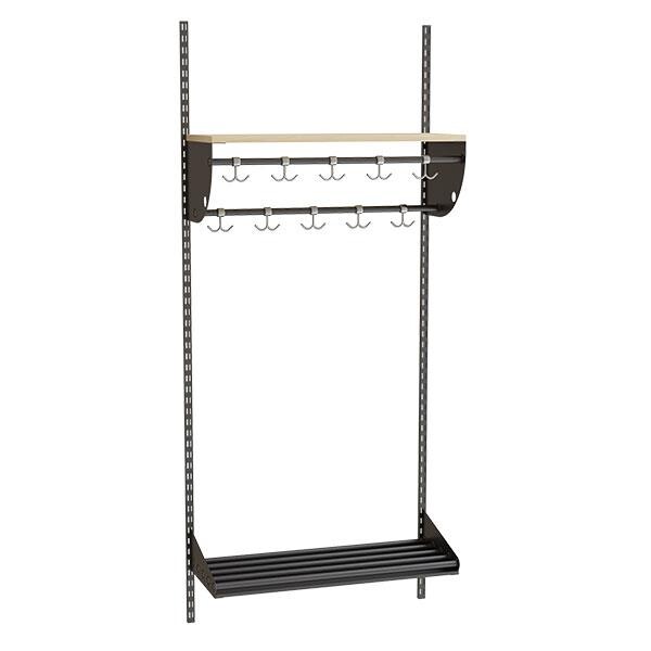 Børne garderobe Adde Kombination B, start, bredde 750 mm 3 pladser