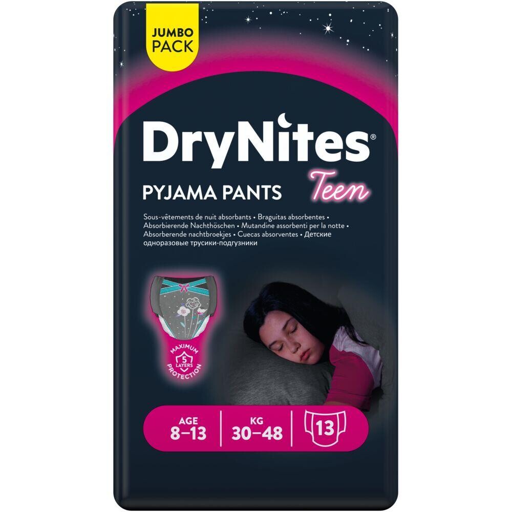 Børneble - DryNites Pyjama Pants 8-13 år 30-48 kg 52 stk
