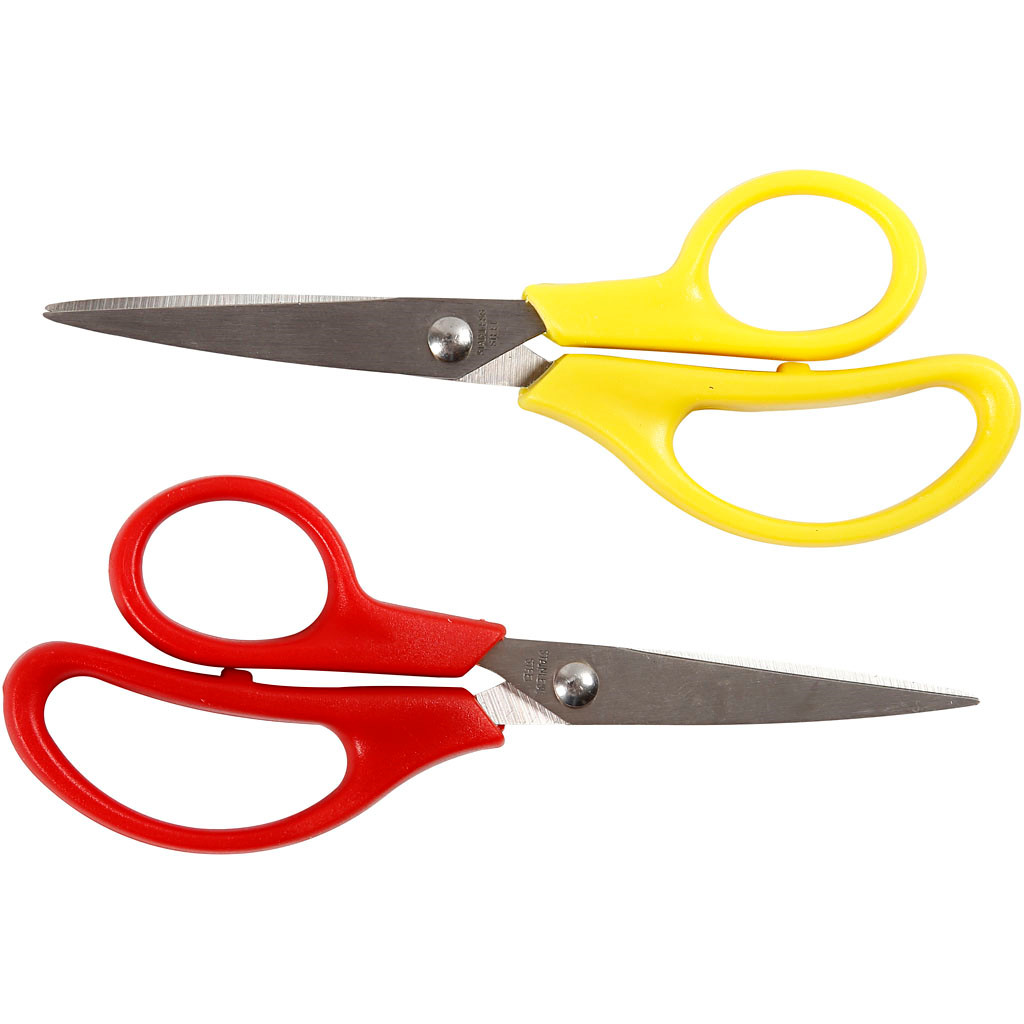 Børnesakse Længde: 12,5 cm spids | 12 stk. assorteret