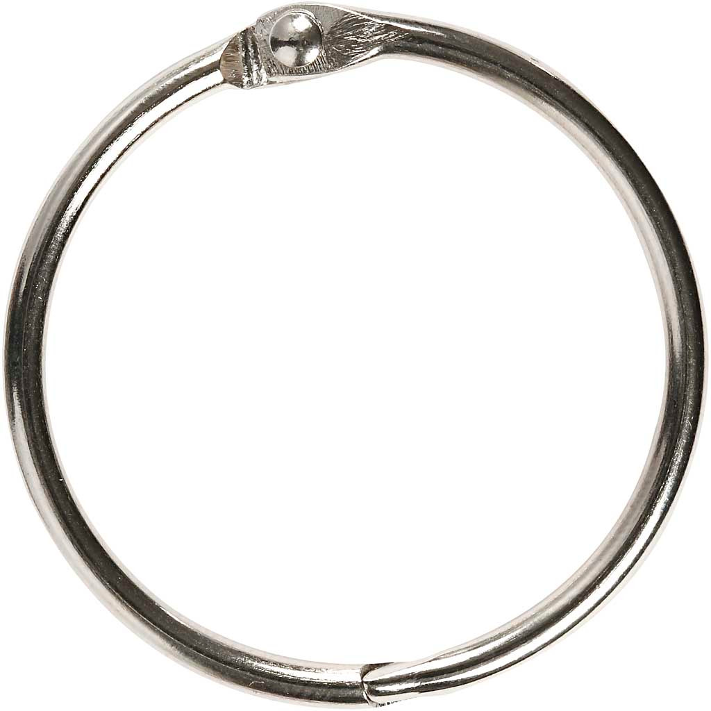 Bogring, dia. 38 mm, tykkelse 3 mm, 8stk.