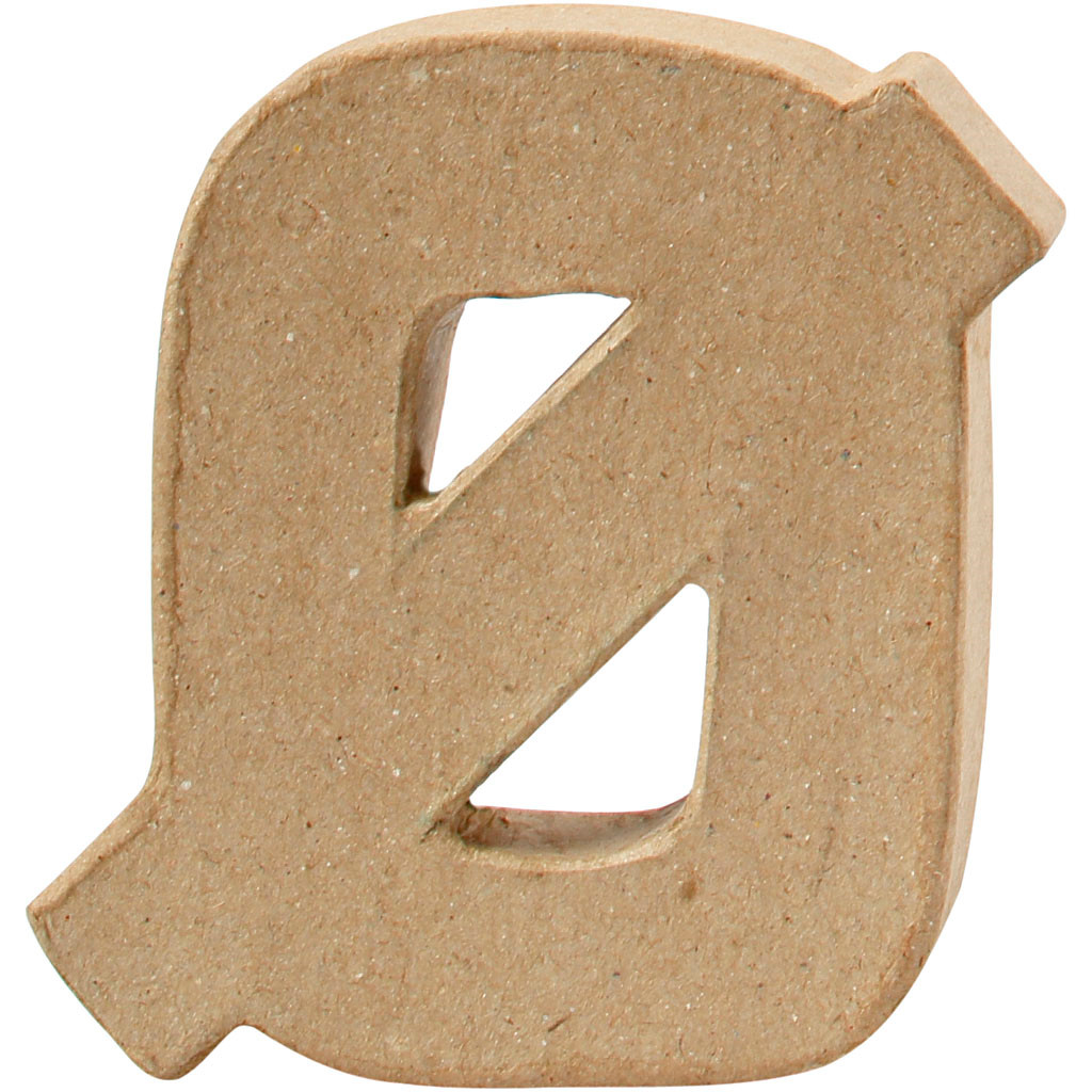 Bogstav papmaché højde 10 cm | Ø