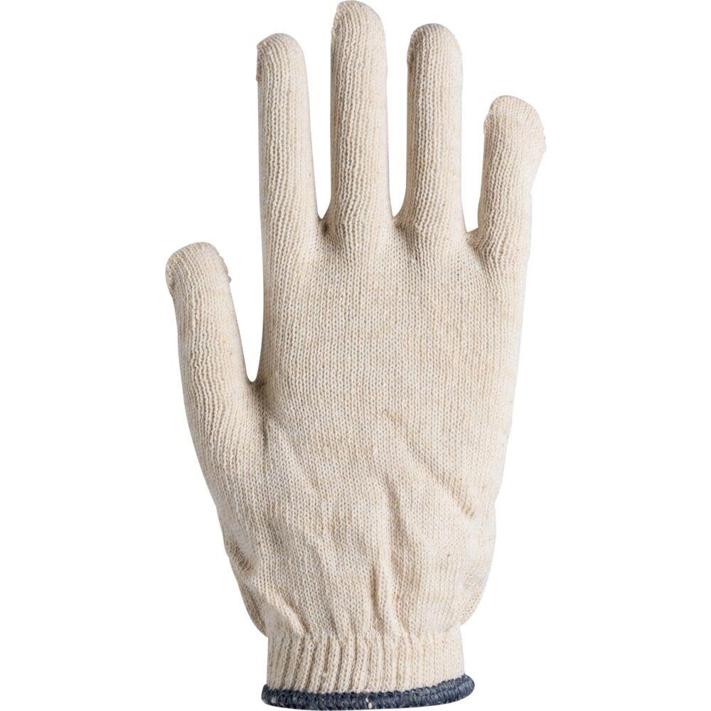 Bomuldshandsker One size hvid bomuld polyester løst strikket herre - 300 par