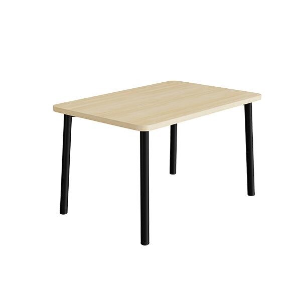 Bord Add 590, 1400x700 mm højde 720 mm med birk laminat, sort stel