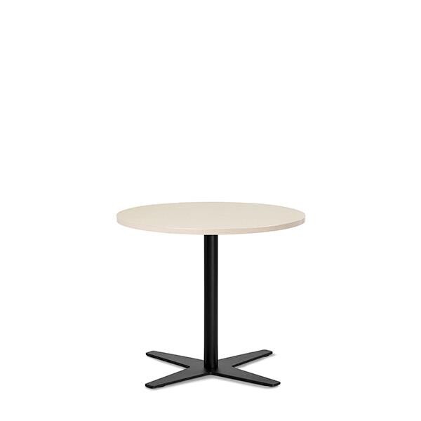 Loungebord Amy Ø650 mm H582 mm, Birk laminat Sort understel