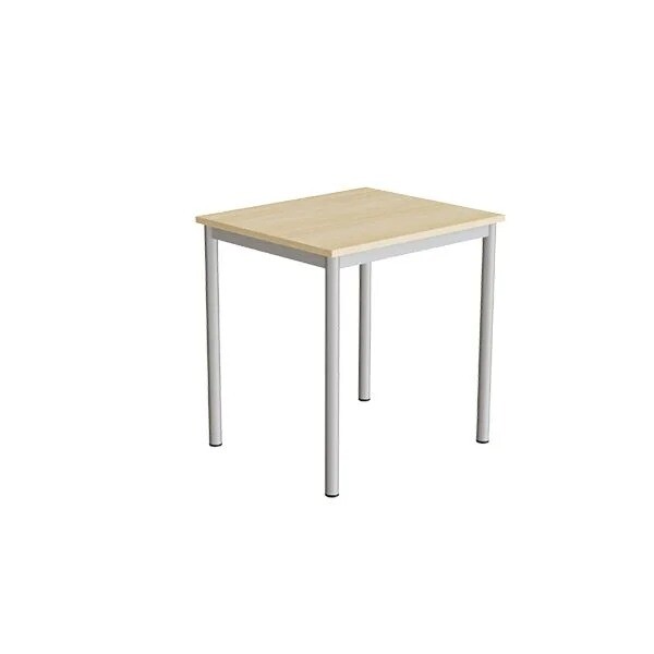 Bord - Combi 200 700x600x720mm - Birk Laminat - Alugråt Stålstel