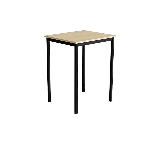 Bord - Combi 200 - 700 x 600 x H900 mm - Birk laminat - Sort stålstel
