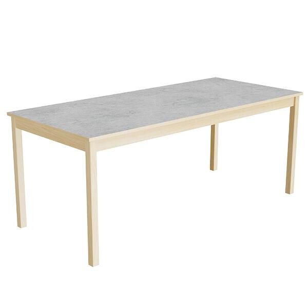 Bord Lovis 601, L1800xB800xH720 mm, lyddæmpende linoleum