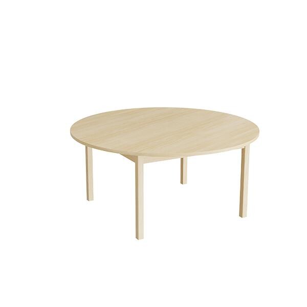 Bord - Lovis 604 - Ø1200mm - H55cm - Lyddæmpende Laminat/Birk