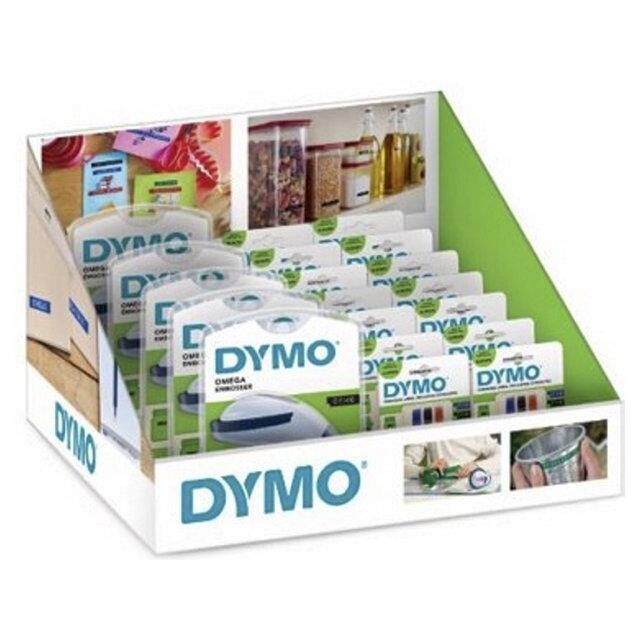 Dymo Omega Prægemaskine Borddisplay EOL 5 stk maskiner og 16 rul tape