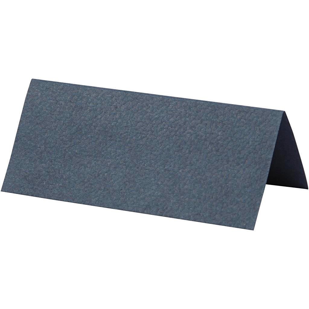 Bordkort - blå str. 9x4 cm 220 g - 20stk.