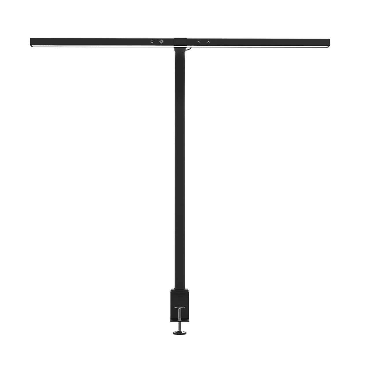 Bordlampe Unilux STRATA LED sort med klemme