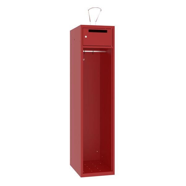 Brandmandsskab BRM, 1700 × 400 × 550 mm, Rød