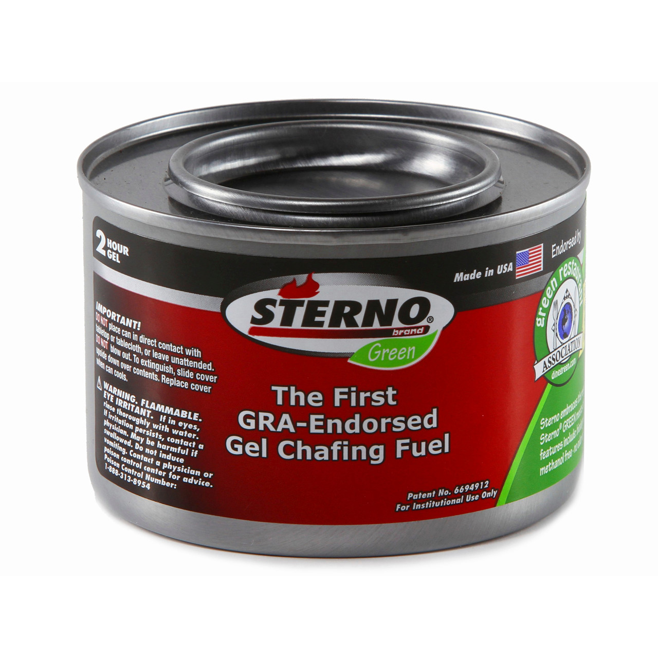 Brandpasta chafing fuel gel 230 ml - 2-3 timer - 72 stk