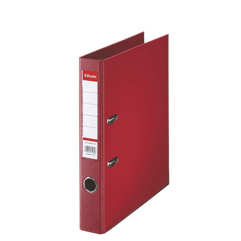 Brevordner Esselte Std PP A4 50mm Rød - 10 stk