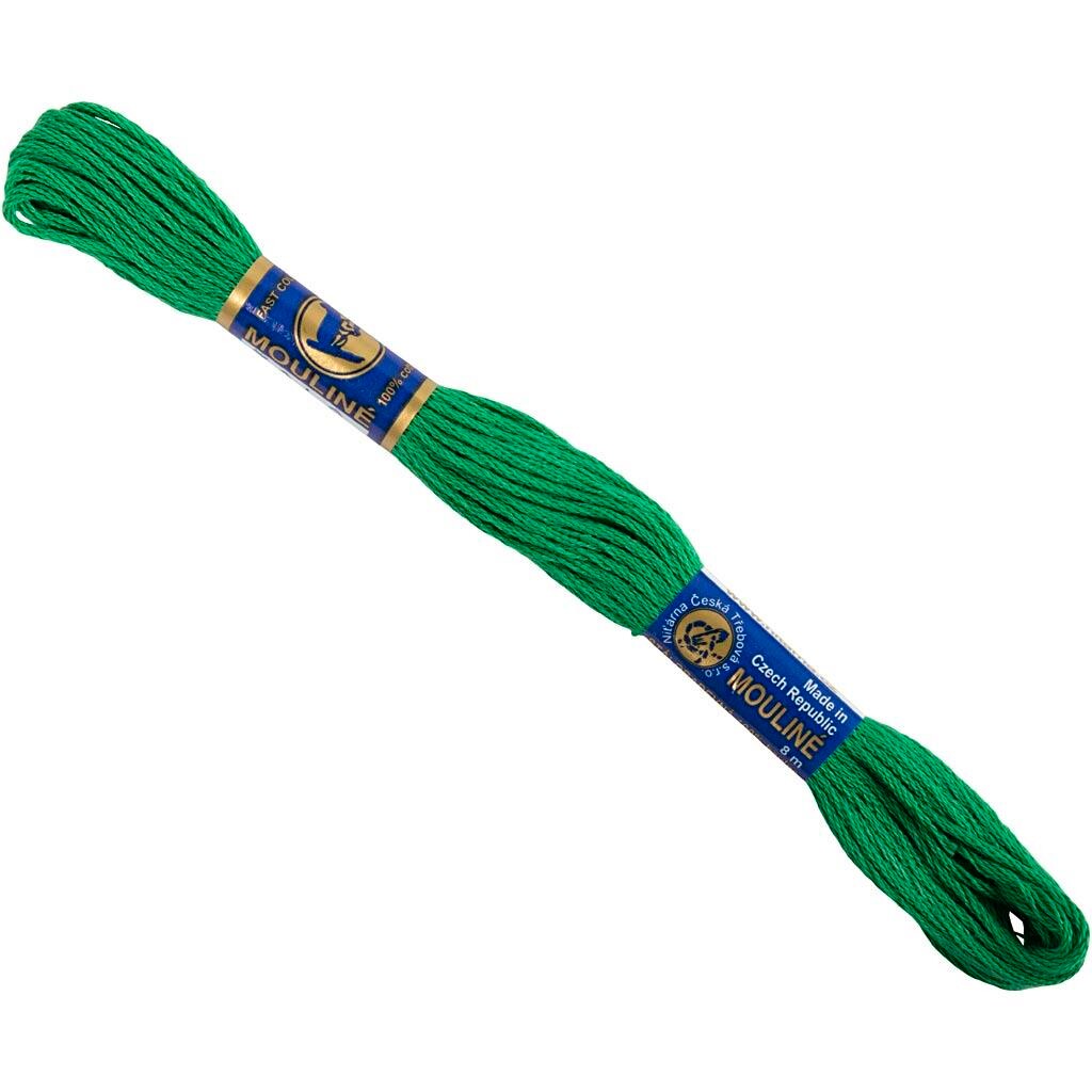 Broderigarn grøn 12x8 m