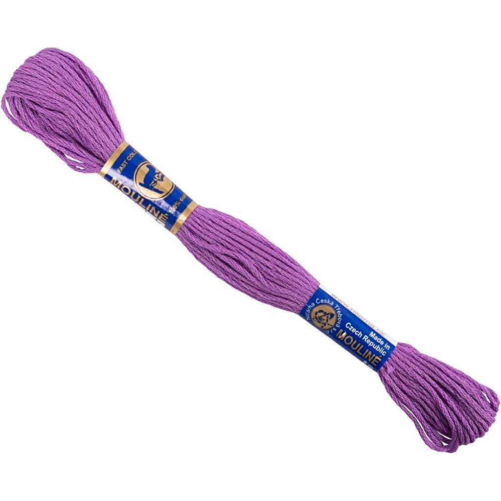 Broderigarn lilla 12x8 m