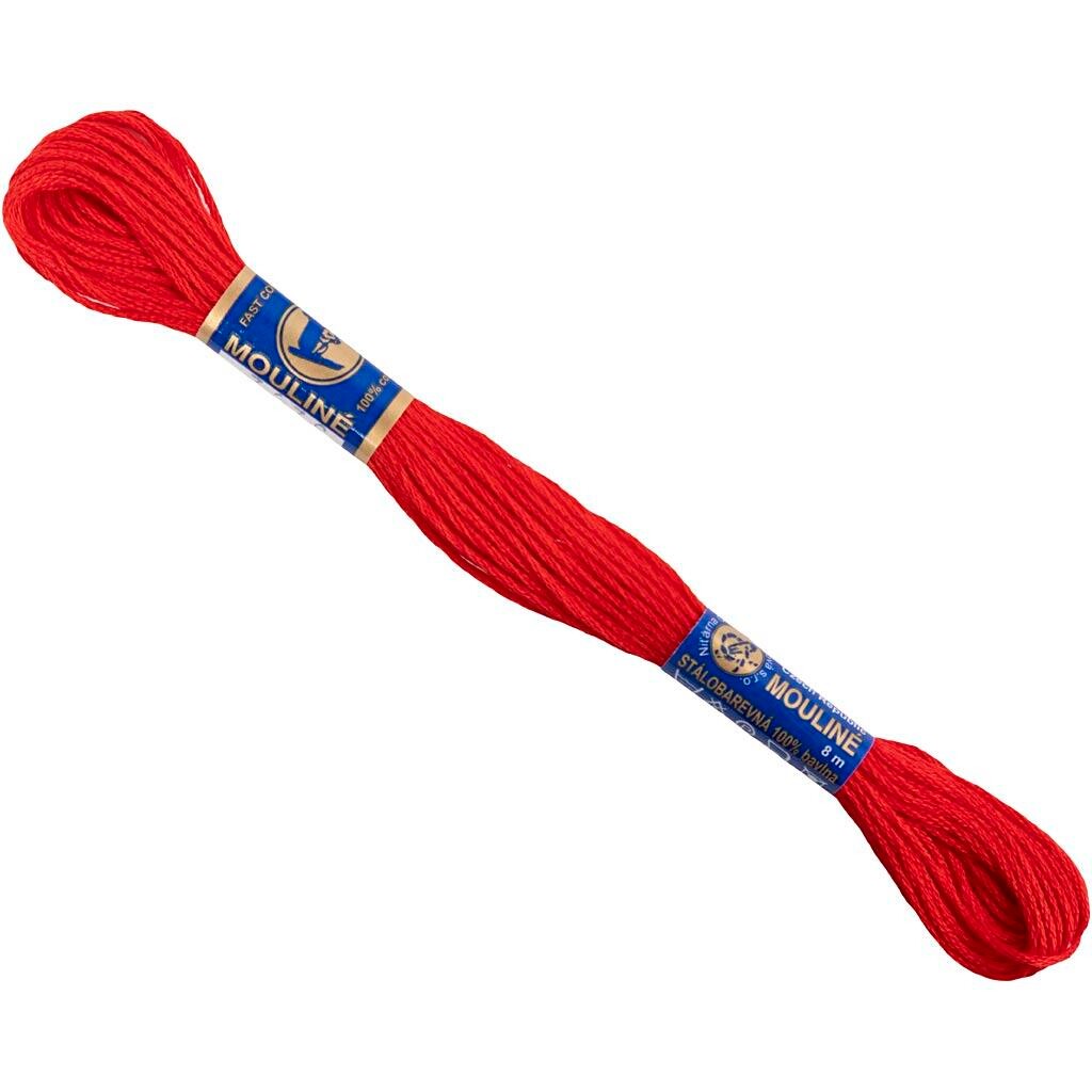 Broderigarn rød 12x8 m