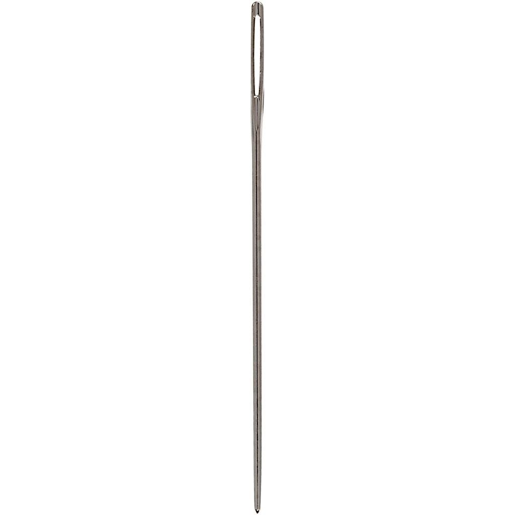 Broderinål længde 36 mm nr. 24 uden spids - 25 stk.