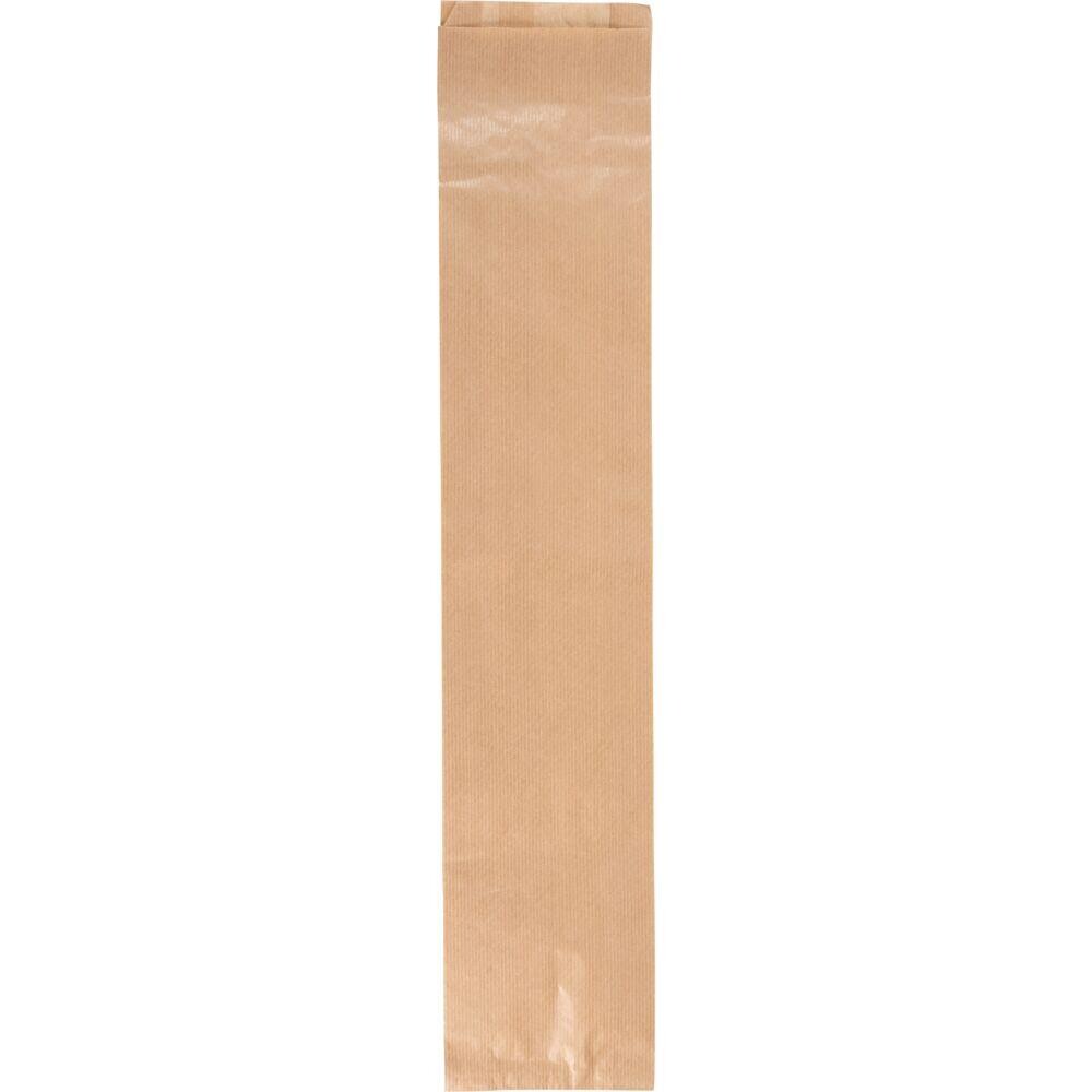 Brødpose, 65x13x5cm, brun, papir, uden rude - 1000 stk