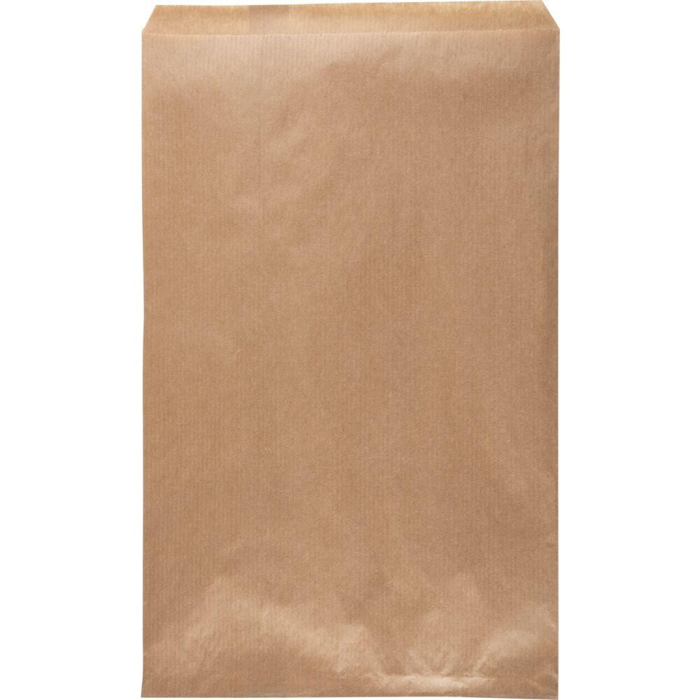 Brødpose brun papir 21x33,50 cm - 1000 stk