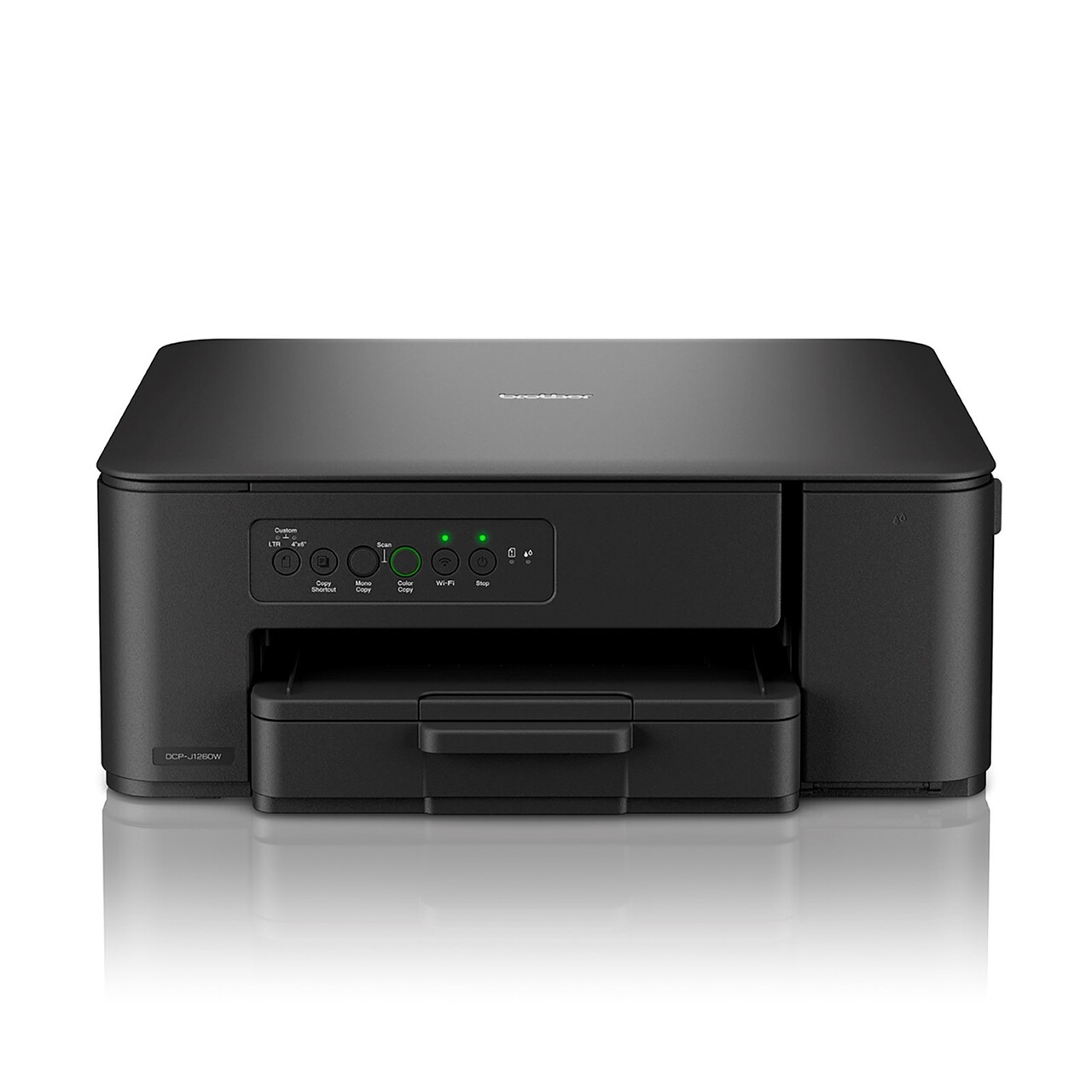 Farveinjekt printer, Brother DCP-J1260W Compact Inkjet 3-in-1, trådløs, sort
