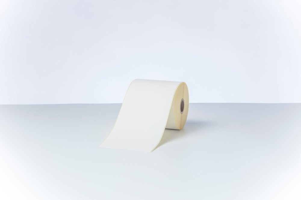 Etiketter, Brother Direct thermal label roll 102 mm continuous, hvid, 58 m (8)