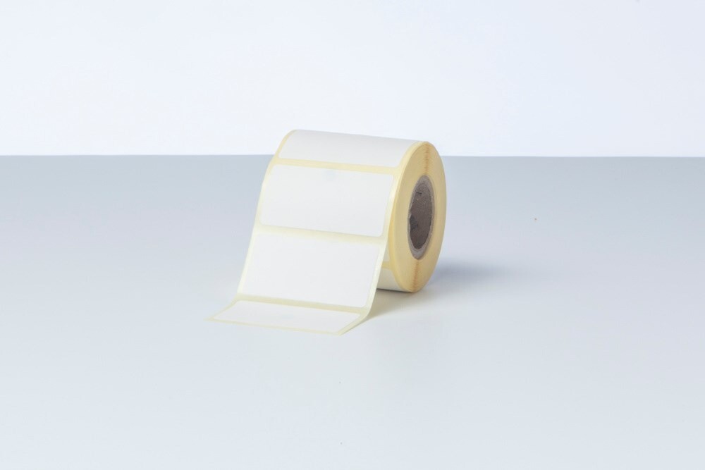 Etiketter Brother Direct thermal label roll 51x26 mm, 500 labels/roll (12) hvid