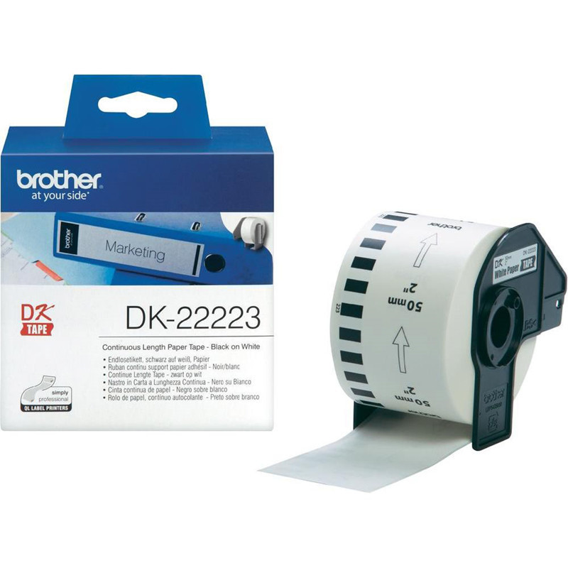 Brother DK22223 - Label 50 mm papirtape