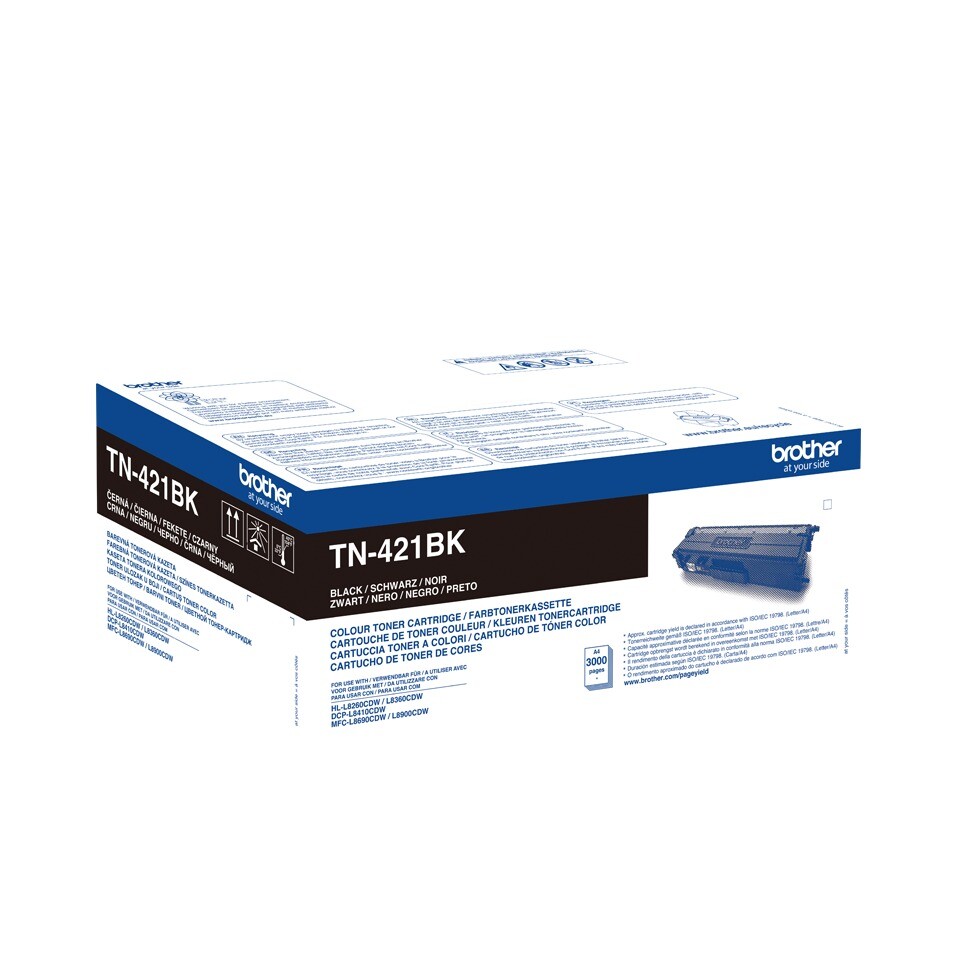 Toner - Brother TN421BK Sort - 3000 sider