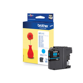 Printerblæk Brother LC121C ink cartridge cyan