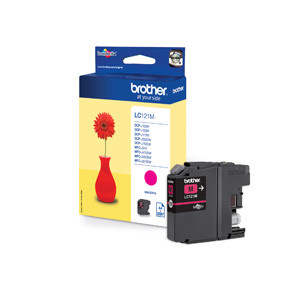 Printerblæk Brother LC121M ink cartridge magenta