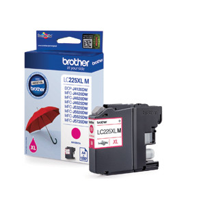 Brother LC225XL blækpatron magenta - 1200 sider