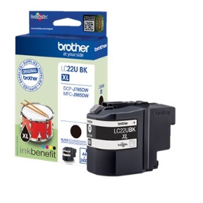 Brother LC22UBK blækpatron sort - 2400 sider