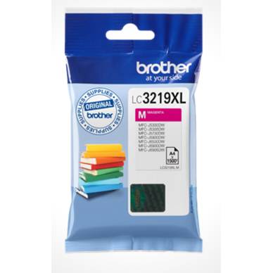 Brother, LC3219XLM, Blækpatron, Magenta, 1500 sider