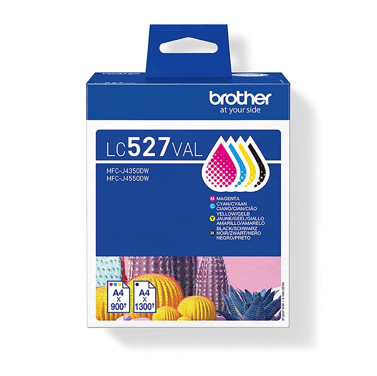 Brother LC527VAL, Blækpatron, CMYK, Multipack