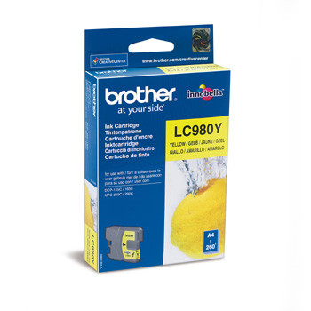 Brother LC980Y ink cartridge yellow 260 pages