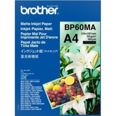 Foto papir Brother - Mat inkjet papir A4 - 25 ark