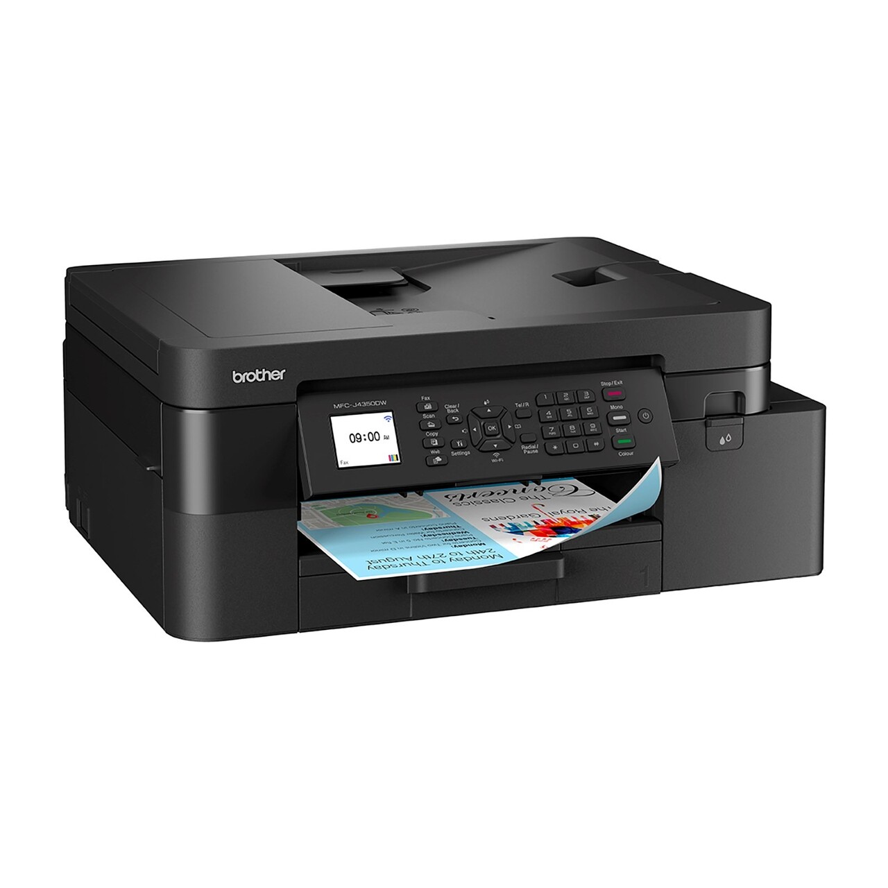 Farveprinter, Brother MFC-J4350DW, 4-in-1 inkjet, trådløs, sort